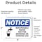 Signmission Non-Potable Water Not For Drinking Cooking, 5 in W x Rectangle, Vinyl Decal OS-2PACK-NS-D-35-L-16242 - alternate 2